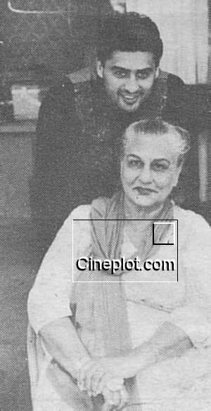 Begum Para with her son Ayub Khan