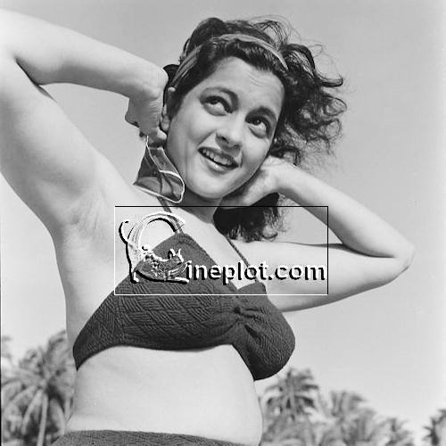 Nalini Jaywant in swimsuit