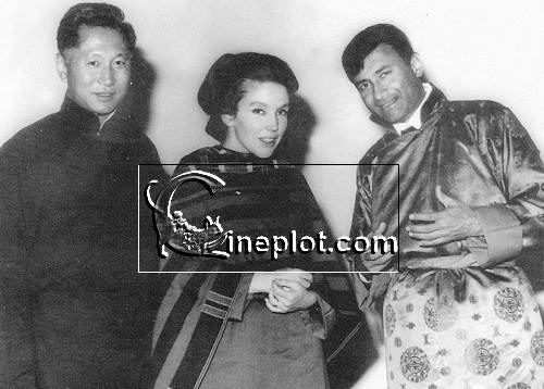 Dev Anand with Chogyal of Sikkim and his wife