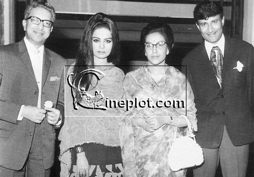 Dev Anand with King Mahendra of Nepal