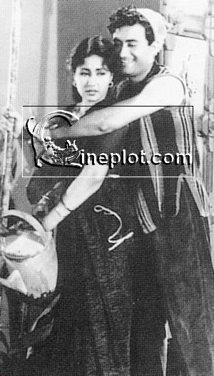 Dev Anand with Meena Kumari (1954)
