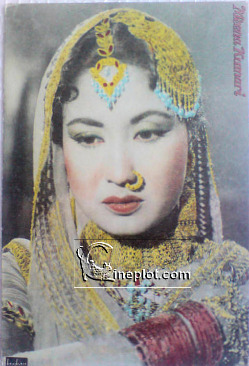 Meena Kumari - Rare Postcard